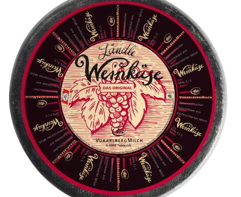 Weinkäse-Käsekaiser,-Vorarlberg-Milch Weinkäse-Käsekaiser,-Vorarlberg-Milch