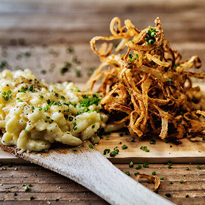 Spätzlekäs, Vorarlberg Milch