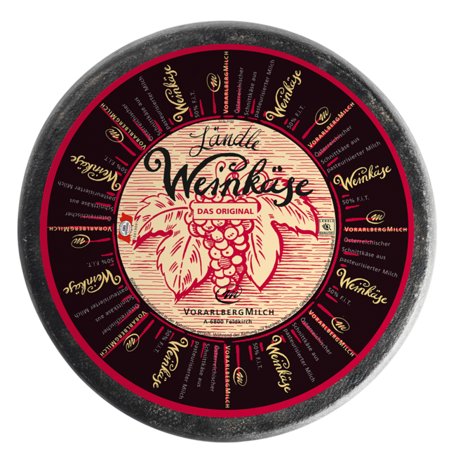 Weinkäse-Käsekaiser,-Vorarlberg-Milch Weinkäse-Käsekaiser,-Vorarlberg-Milch